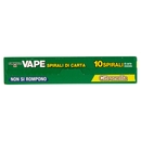 VAPE Spirali di Carta Citronella 10 pz
